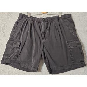 Tommy Bahama Cargo Shorts Mens‎ XXLT 2XLT Black Relaxed Outdoor Elastic Waist
